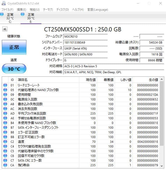 SATA2.5インチSSD(250GB)3.5インチHDD(1TB)×2 セット