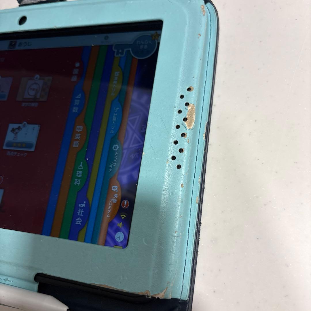 SMILE ZEMI タブレット本体　 水色1年生から4年生の９月まで