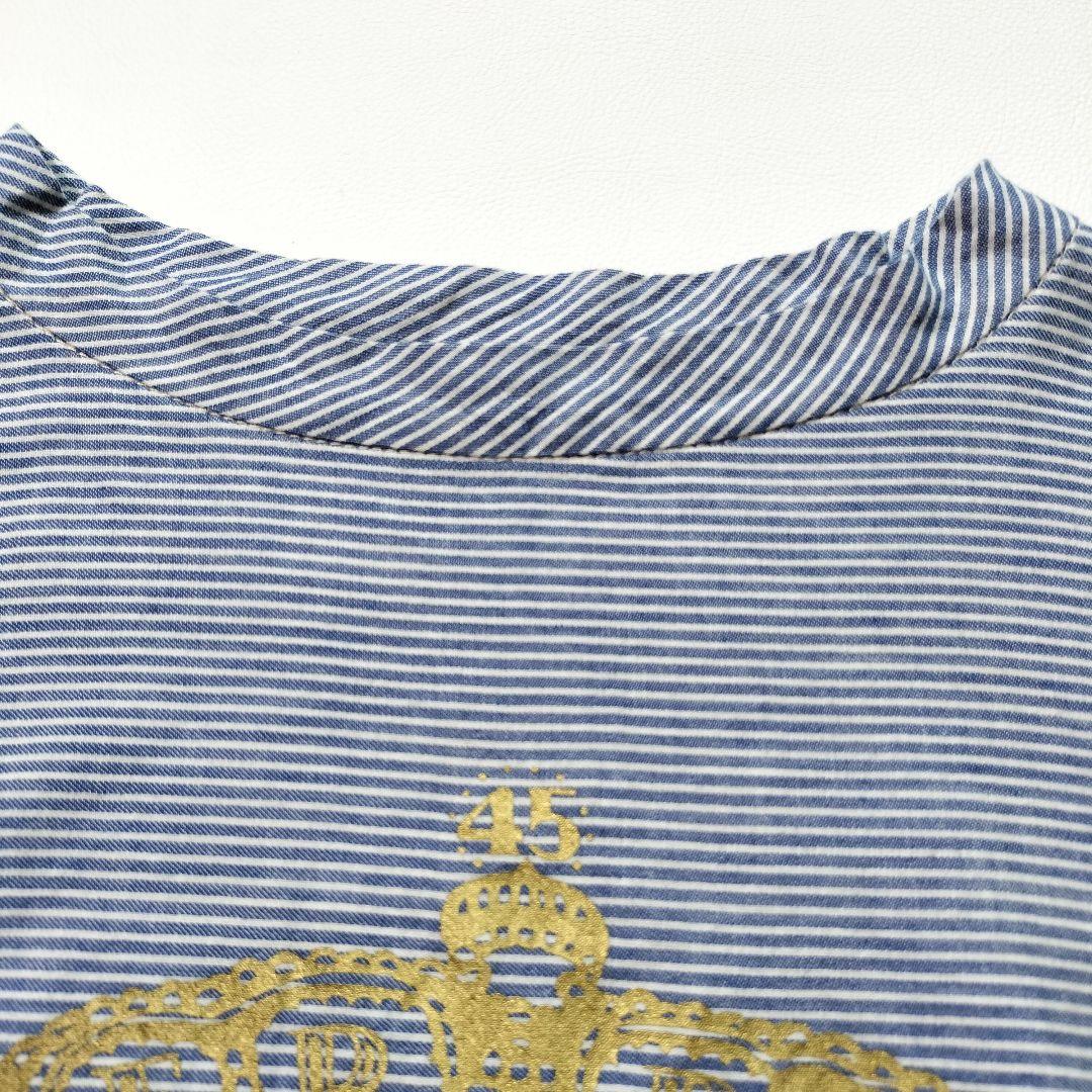 45R　クラウンプリント 半袖カットソー Tシャツ