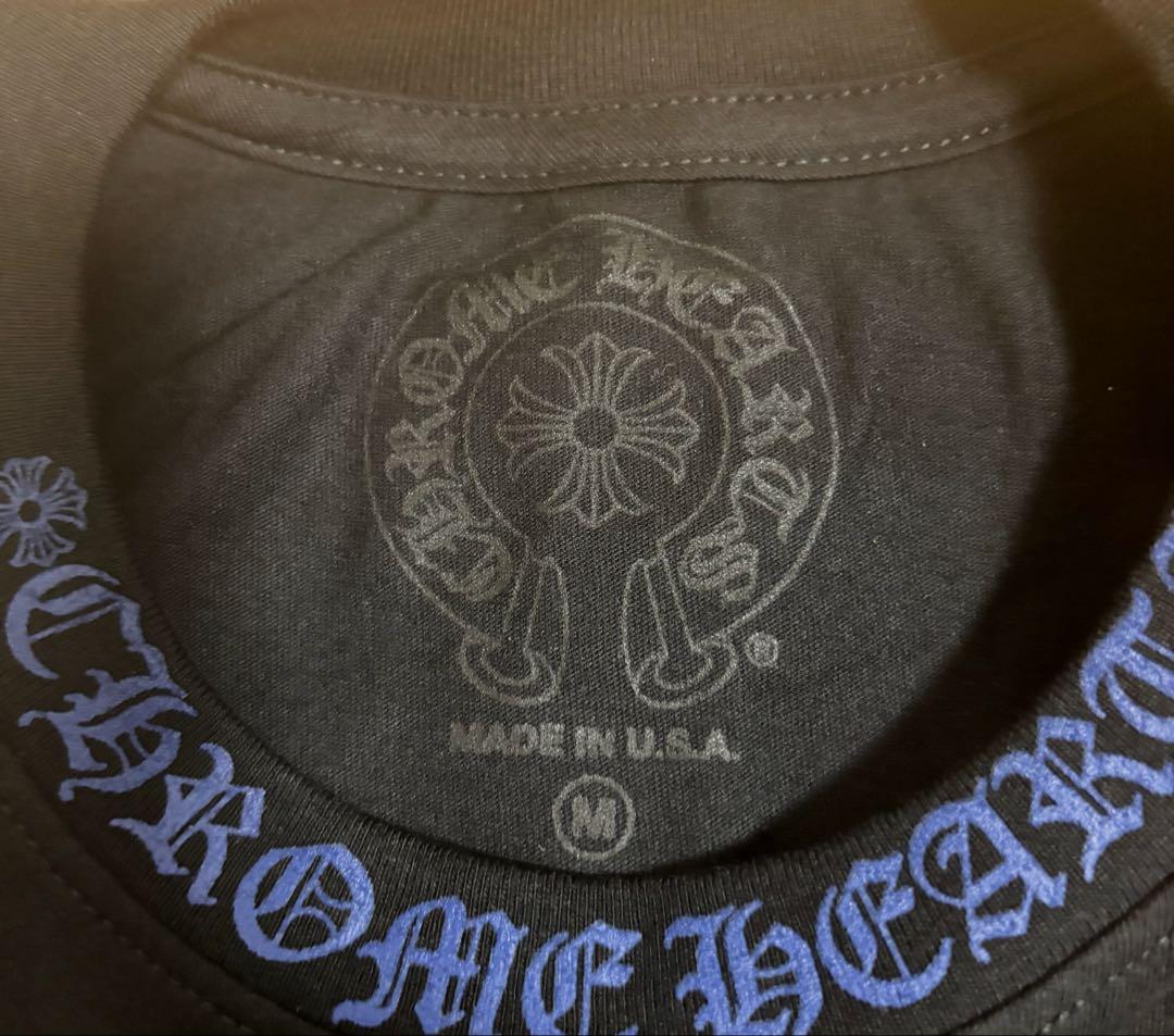 クロムハーツ ネックロゴTシャツ ブラック M 正規店購入