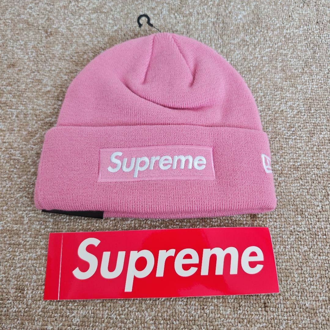 Supreme ボゴ 未使用 ビーニー ニット帽 ピンク　シュプリーム