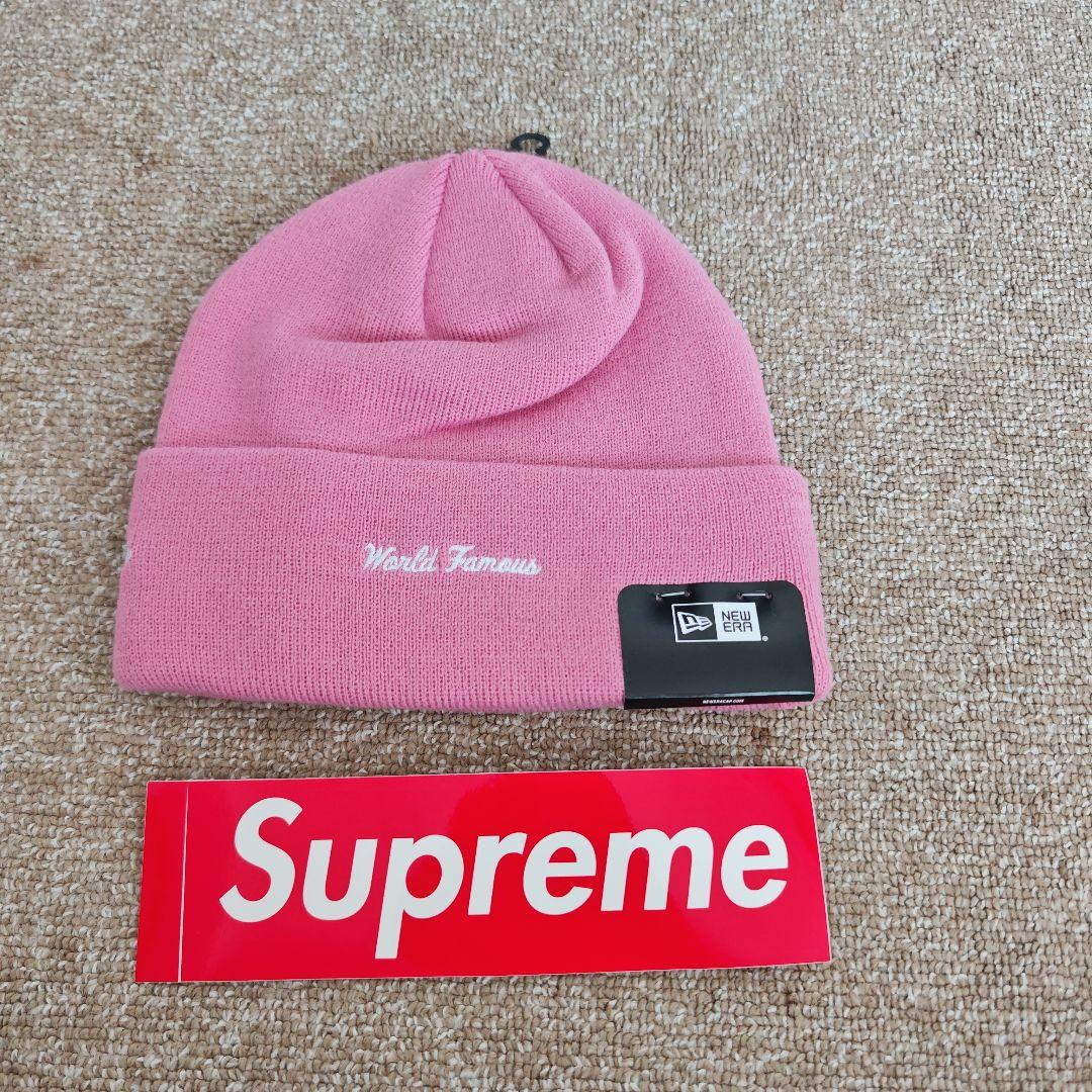 Supreme ボゴ 未使用 ビーニー ニット帽 ピンク　シュプリーム