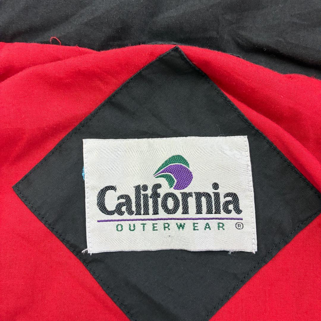 ぶ*ぱ様 90s　California　企業系　刺繍　ブルゾン　古着　ブラック