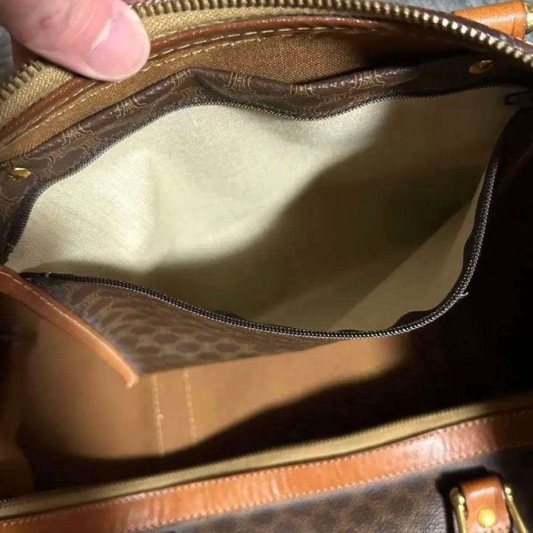 CELINE ボストンバッグ・旅行用バッグ・ブラウン・レザー