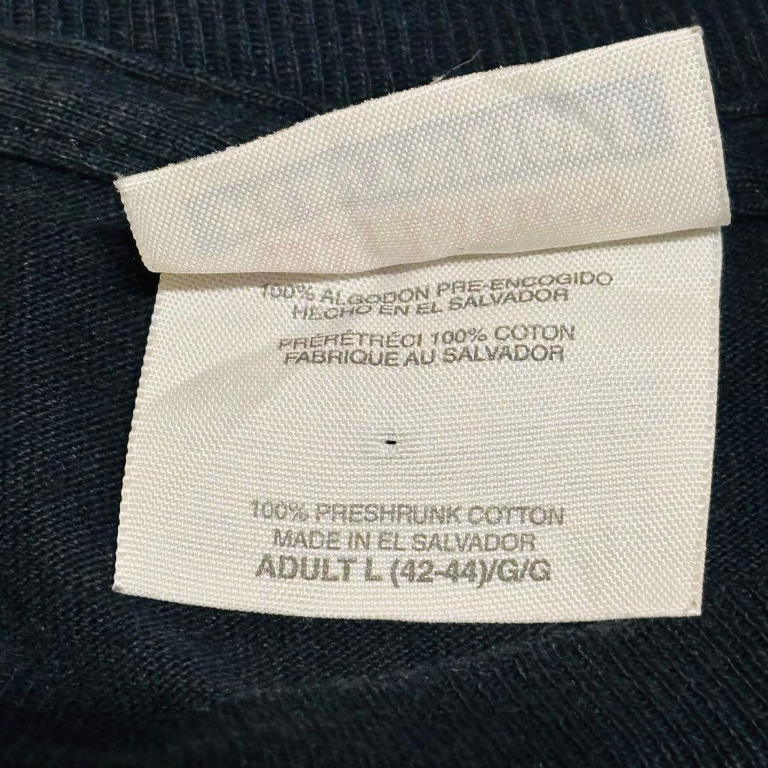 ヘインズ　ヘビーウエイト　ヴィンテージ　Tシャツ　ブラック　アメリカ製　サイズL