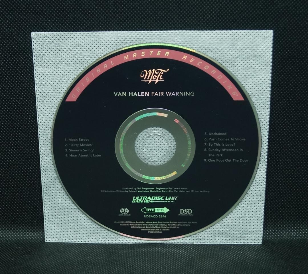 【中古SACD】ヴァン・ヘイレン「戒厳令」Van Halen MFSLハイレゾ