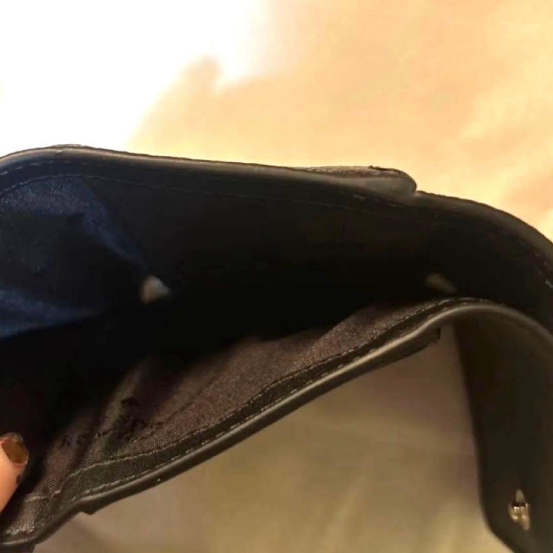 kate spade ブラック三つ折り財布