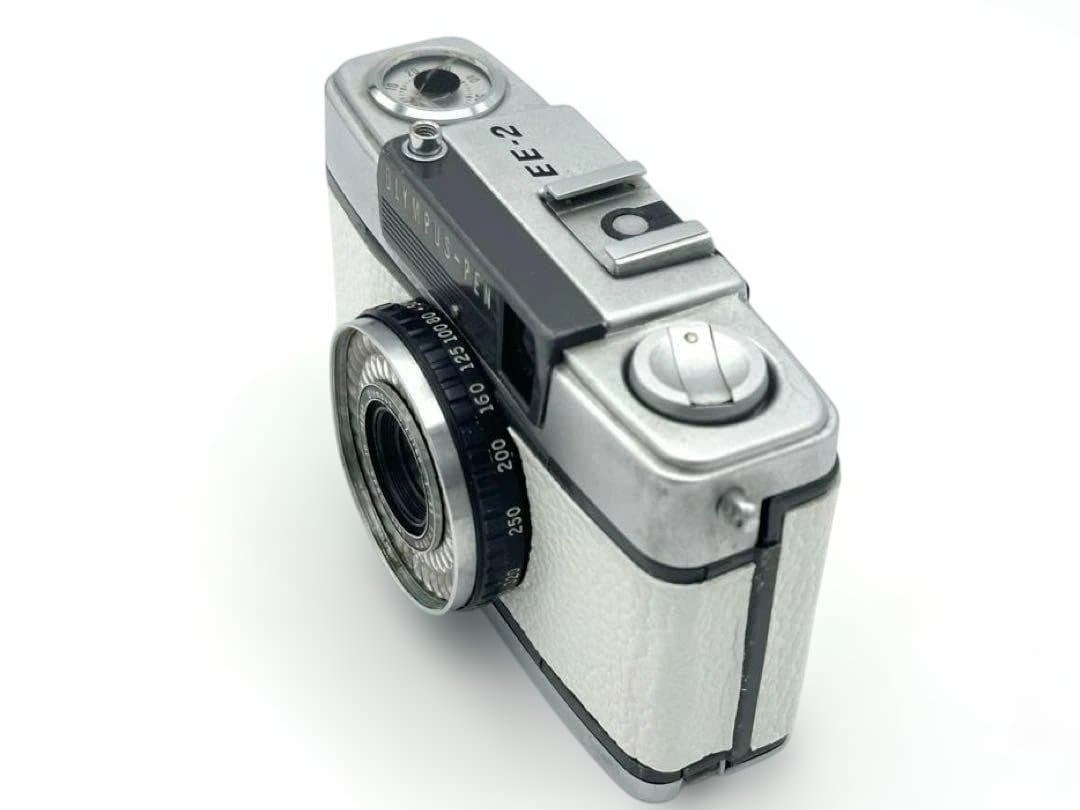 【完動品•革貼り替え】OLYMPUS PEN EE-2 ハーフサイズカメラ
