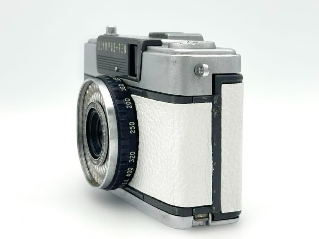 【完動品•革貼り替え】OLYMPUS PEN EE-2 ハーフサイズカメラ