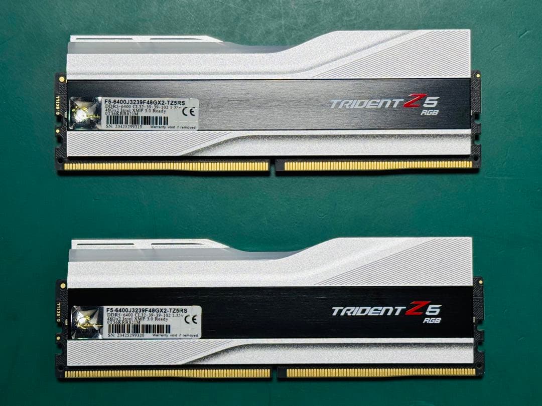 N*a様 G.Skill メモリ DDR5-6400 96GB（48GB×2枚組
