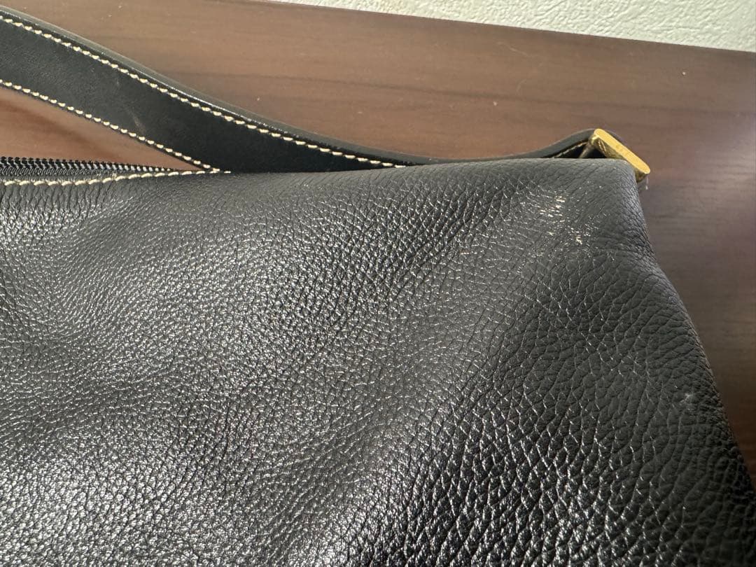 【MIMI様】Dunhill　ダンヒル　ボストンバッグ　レザー　ブラック