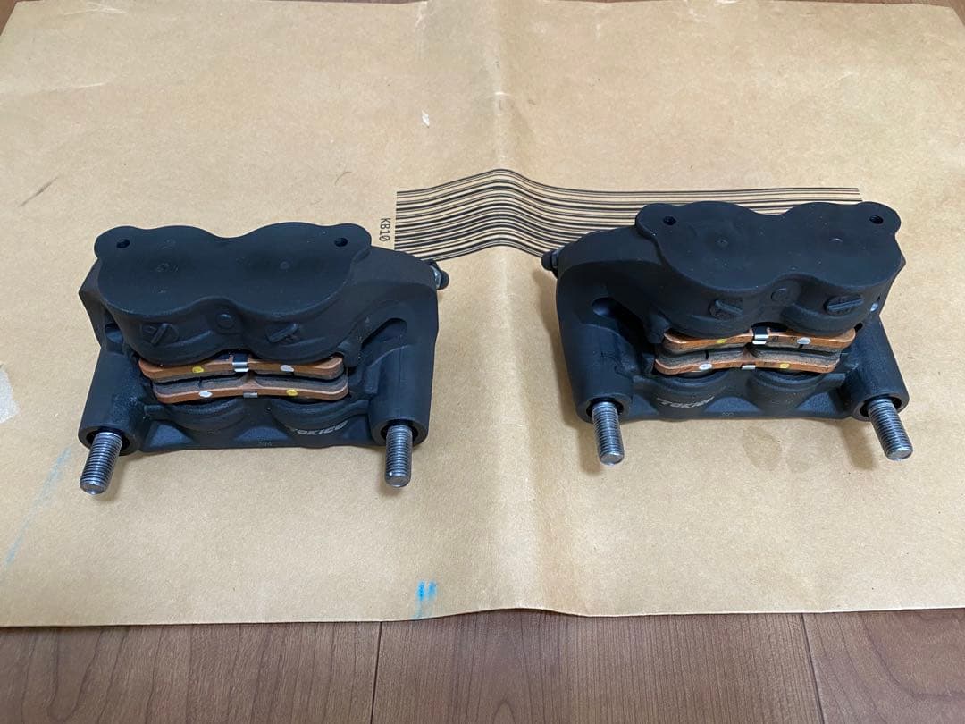 Ninja ZX-4RR 純正フロントブレーキキャリパー(左右セット)、ホース付