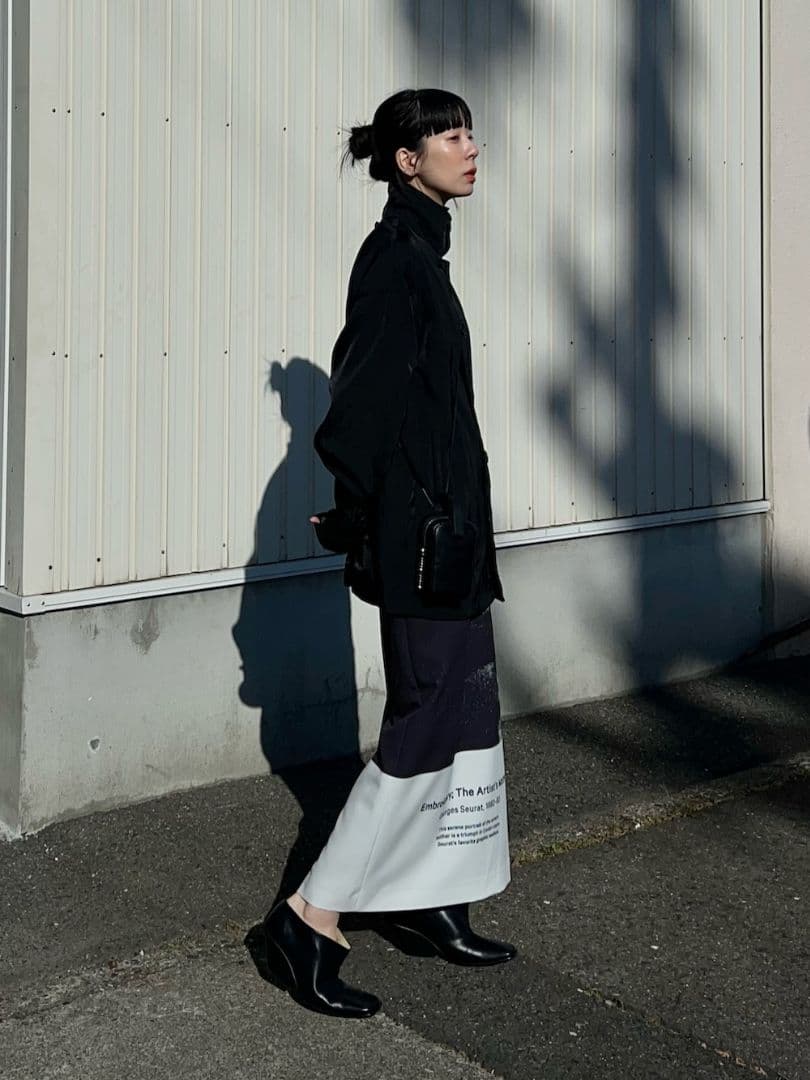 AMERI×THE MET ILINE SKIRT　AMERI vintage