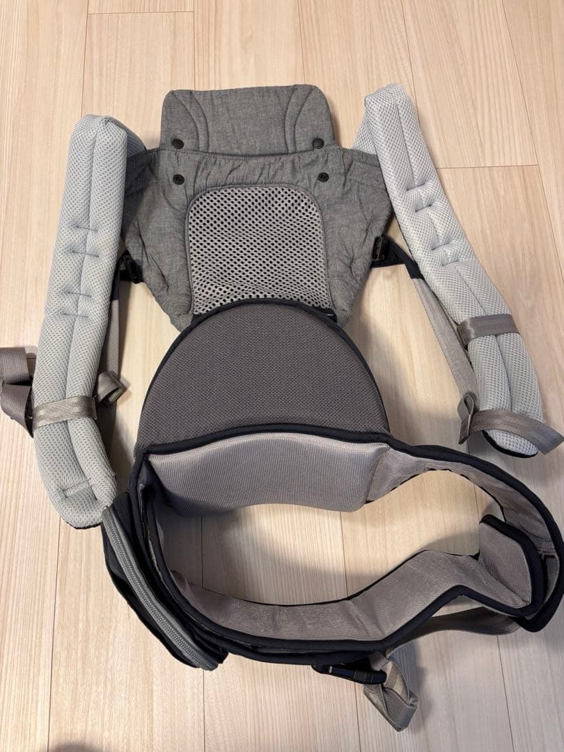 写真追加【フード未使用】ポグネー POGNAE ミキハウス 抱っこひも
