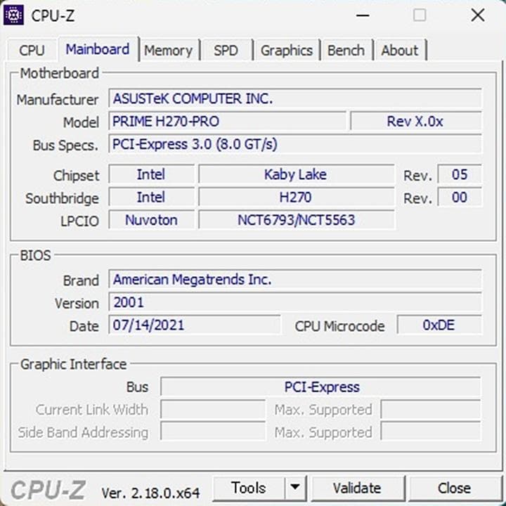 ASUS PRIME H270-PRO ／i5-7400、メモリ8G付き