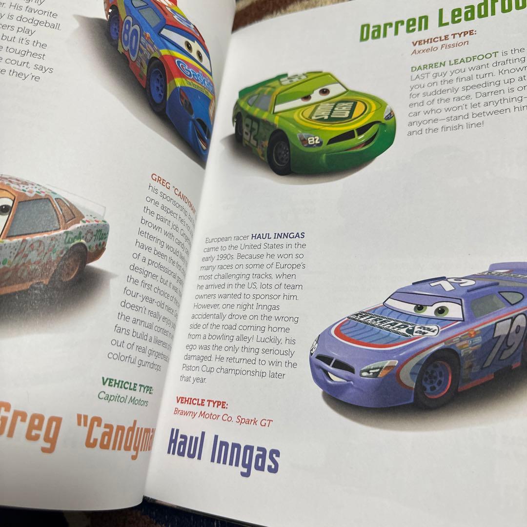 洋書　カーズ　キャラ紹介　Disney Pixar Meet the Cars