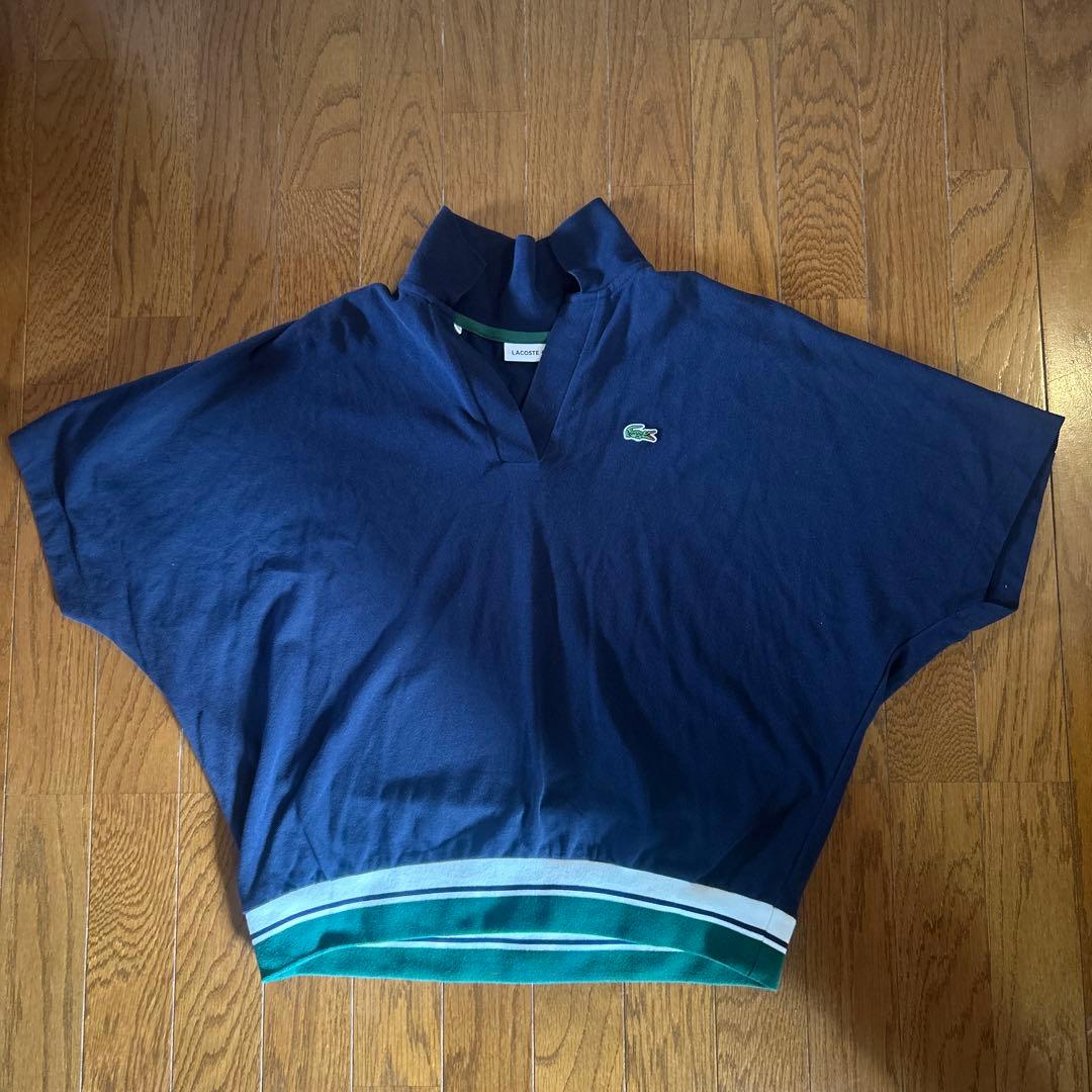 Lacoste ネイビー ポロシャツ 半袖 M- 36