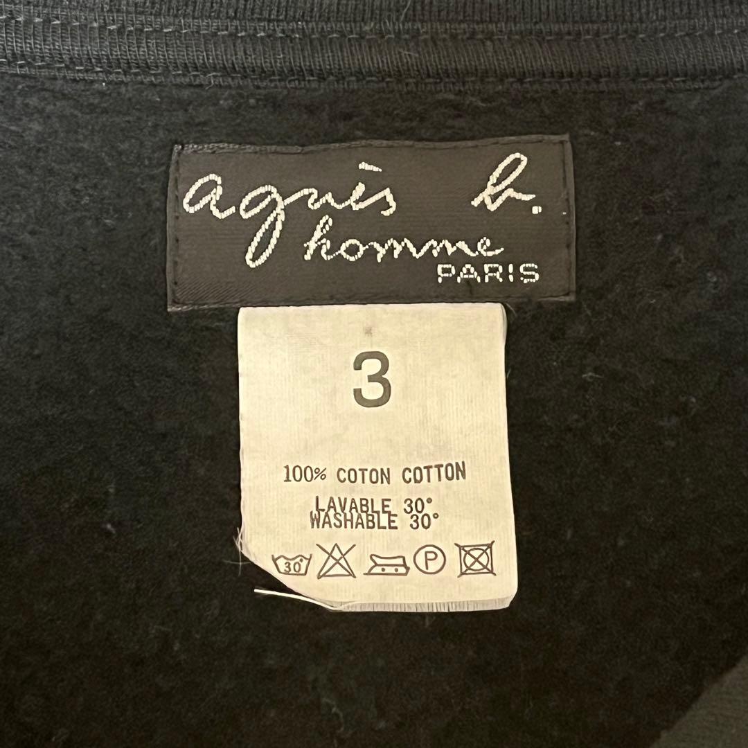 Agnes b. homme アニエスベーオム スウェット ジャケット ジップ