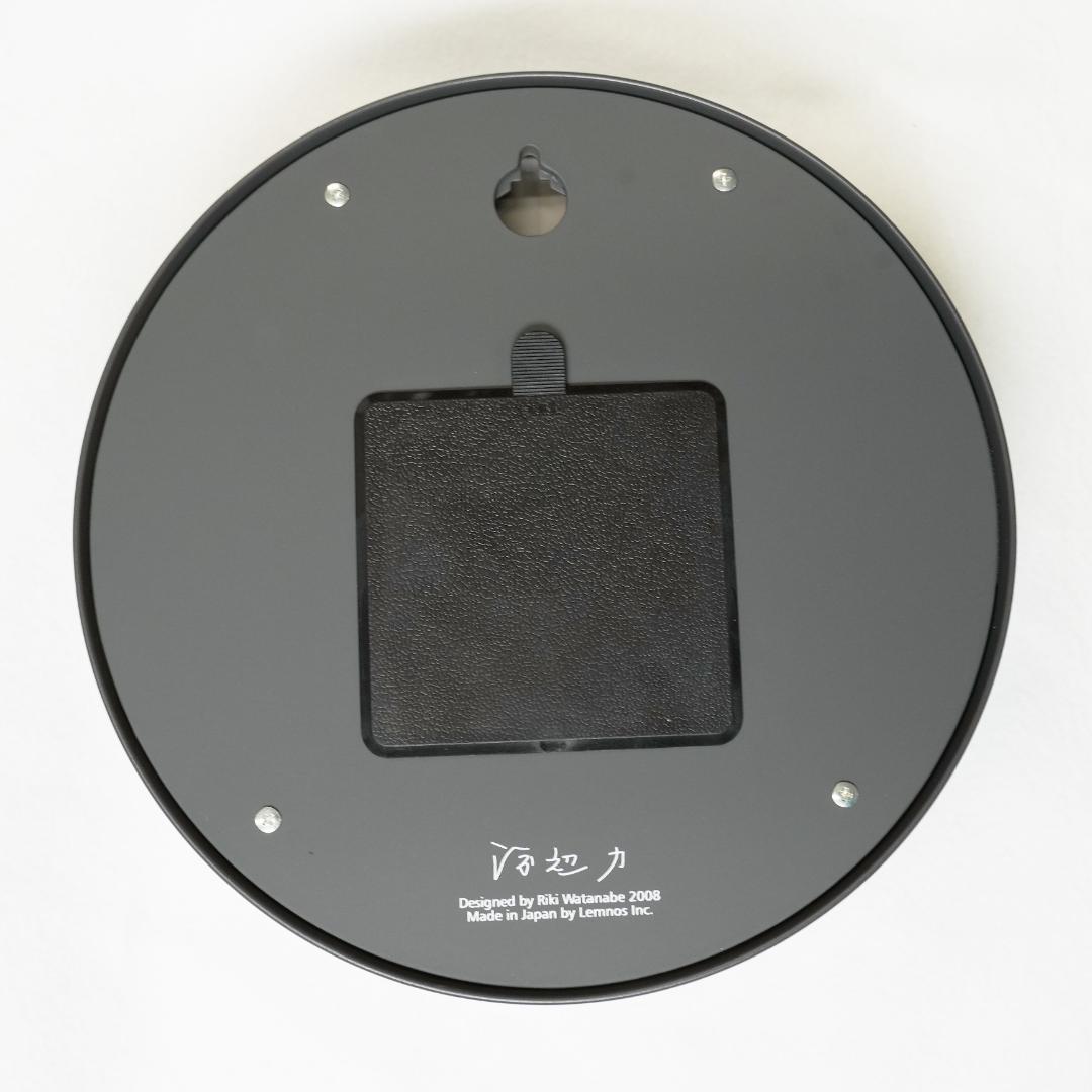 【未使用】RIKI STEEL CLOCK リキスチールクロック 電波時計
