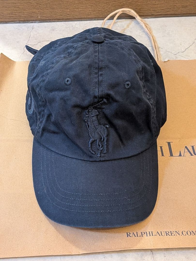 Polo Ralph Lauren ポニー刺繍 キャップ ONE SIZE 紺色