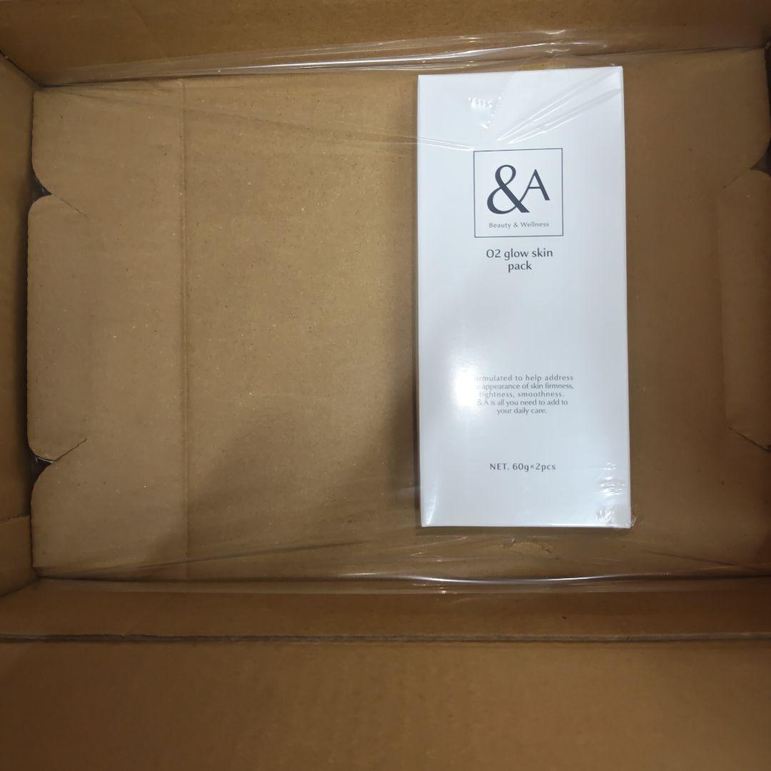 &A O2 glow skin pack 60g×2個