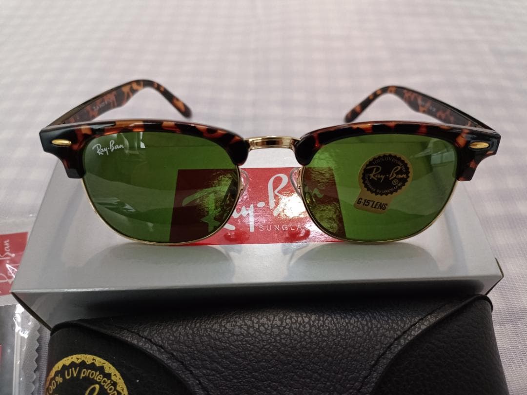 美品 RayBan クラブマスター RB3016 サングラス べっ甲