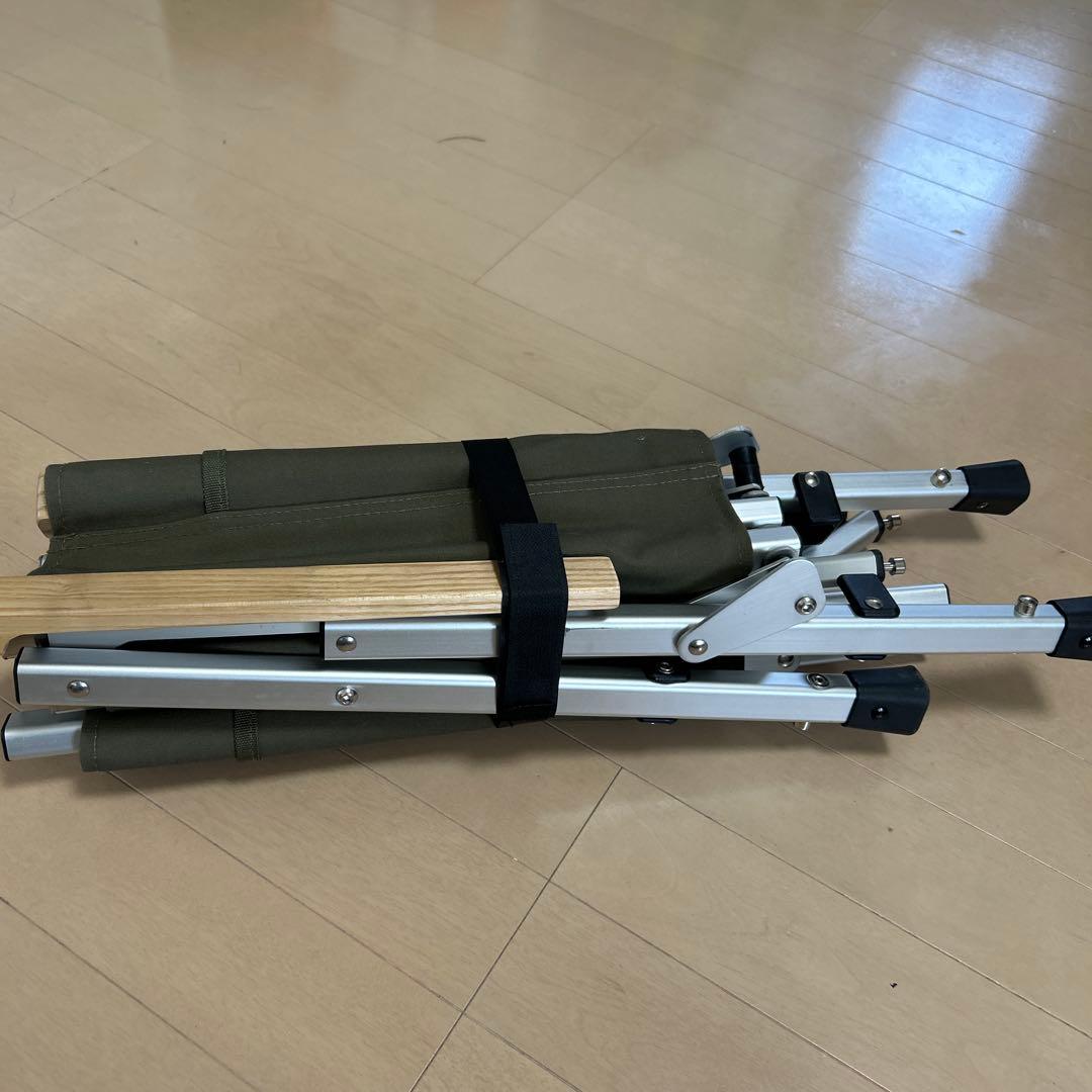 フィーチャーホックス　アルミ焚き火ローチェア