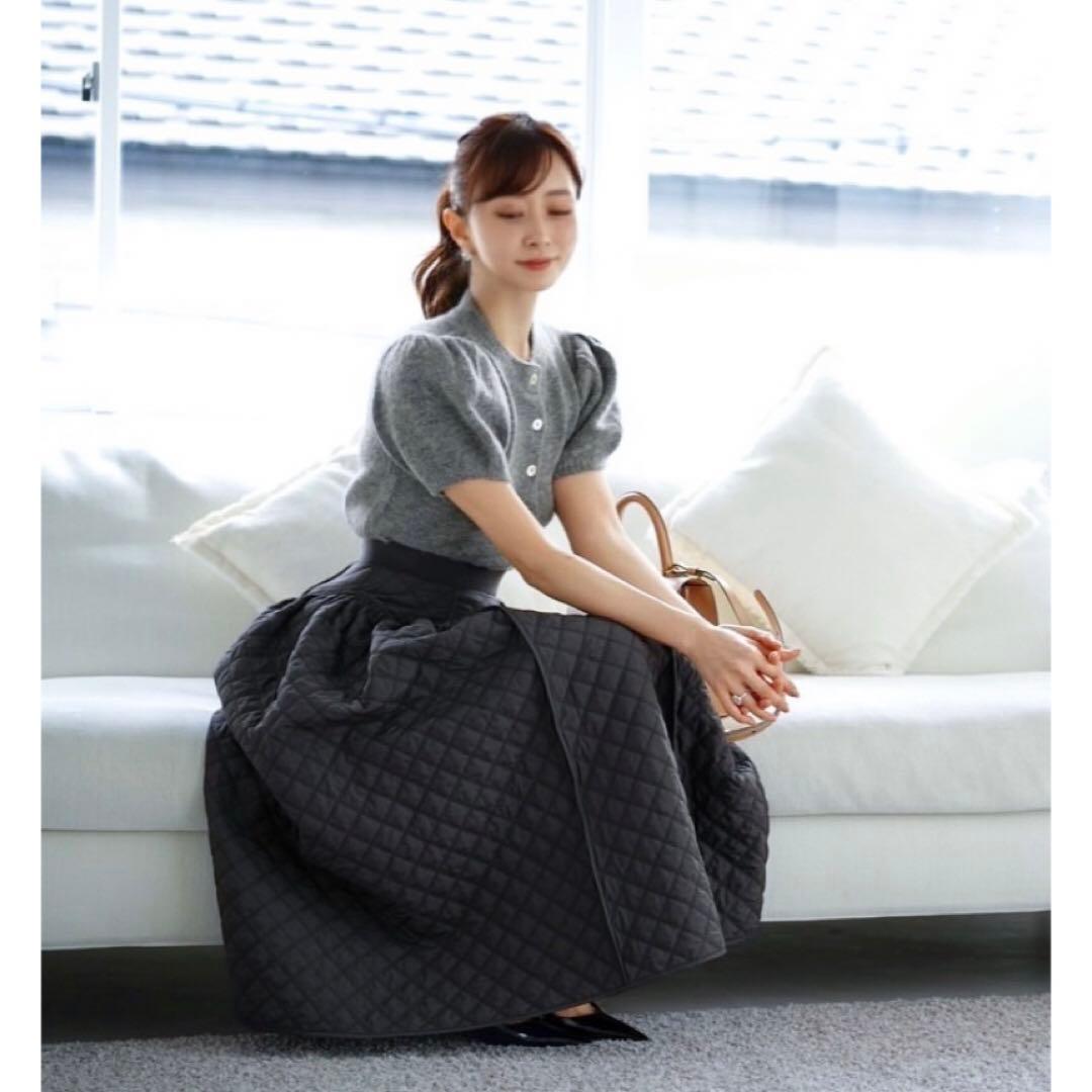 【新品未使用】石井美保さん　オリジナル　 キルティングスカート