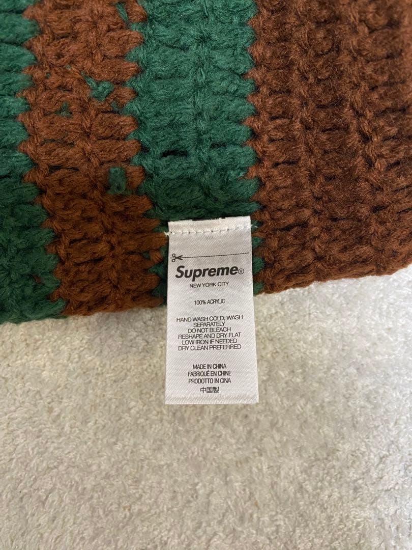 帽子 Supreme Crochet Logo Beanie \"Navy\"