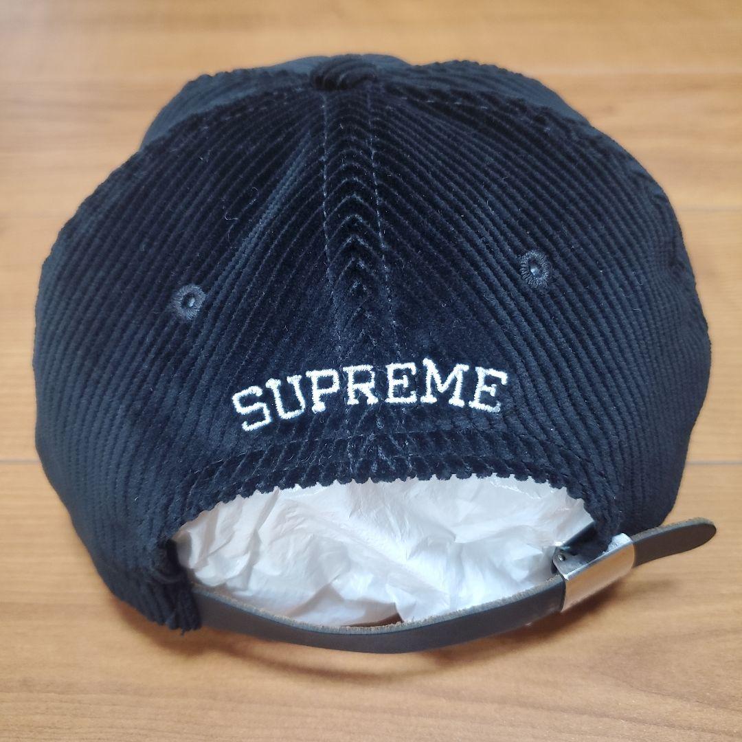 Supreme Corduroy S Logo 6-Panel Cap 黒