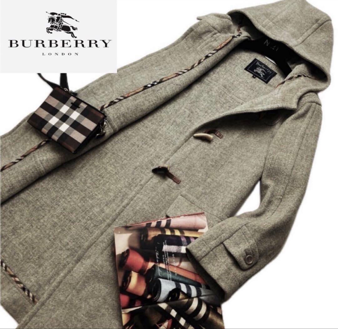 定価20万BURBERRY ダッフルコート バーバリー コートレディースj3