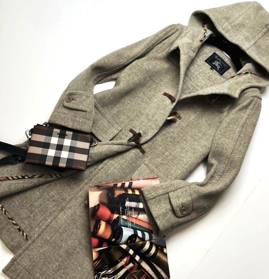 定価20万BURBERRY ダッフルコート バーバリー コートレディースj3