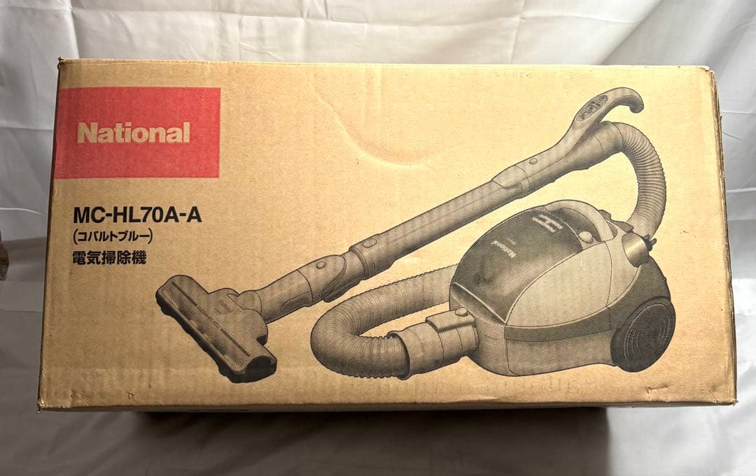 新品未使用　掃除機　ナショナル　パナソニック　電気掃除機　紙パック式掃除機