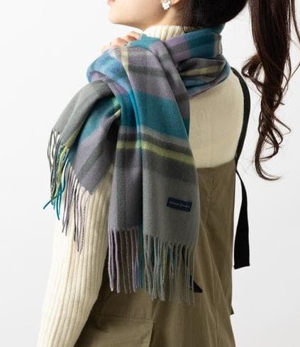 【ふぁぼりさま専用】新品★カシミヤ100%★中判ストールマフラー 35x200