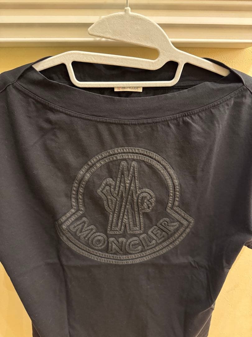 MONCLER モンクレール　ロゴTシャツ 半袖　black