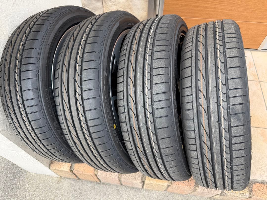 コペン純正ホイールタイヤ4本セット165/50R16 75V 新車外し