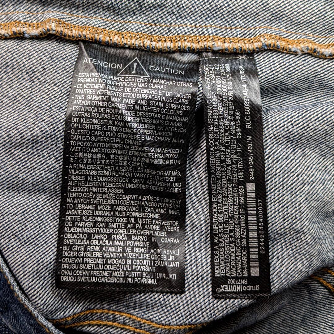 【新品タグ付】ZARA ザラ 美ライン デニムワンピース M 春コーデ