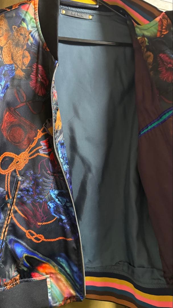 Paul Smith カラフルグラフィックジャケット ブルゾン MA-1
