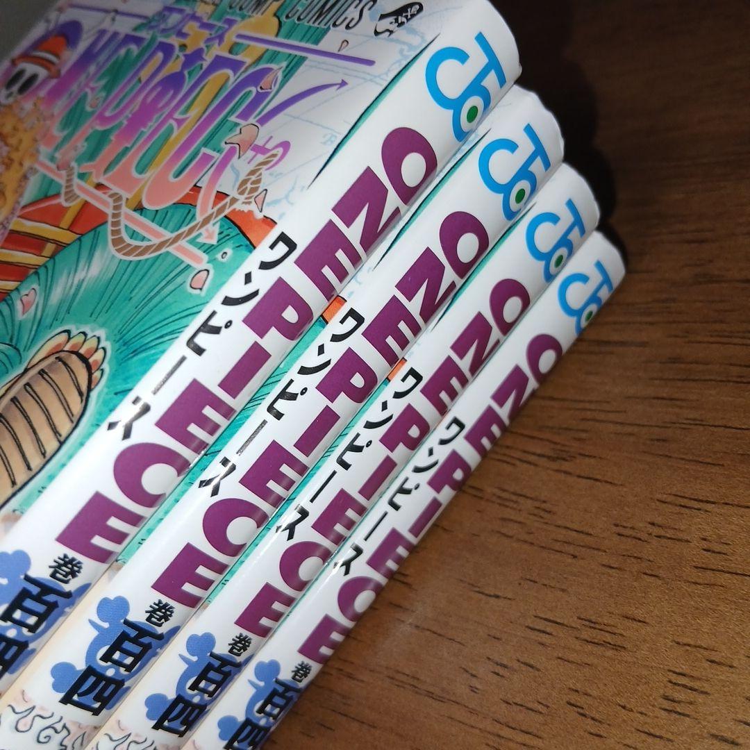ONE PIECE ワンピース 巻百四 104巻 初版 帯 チラシ 4冊まとめ