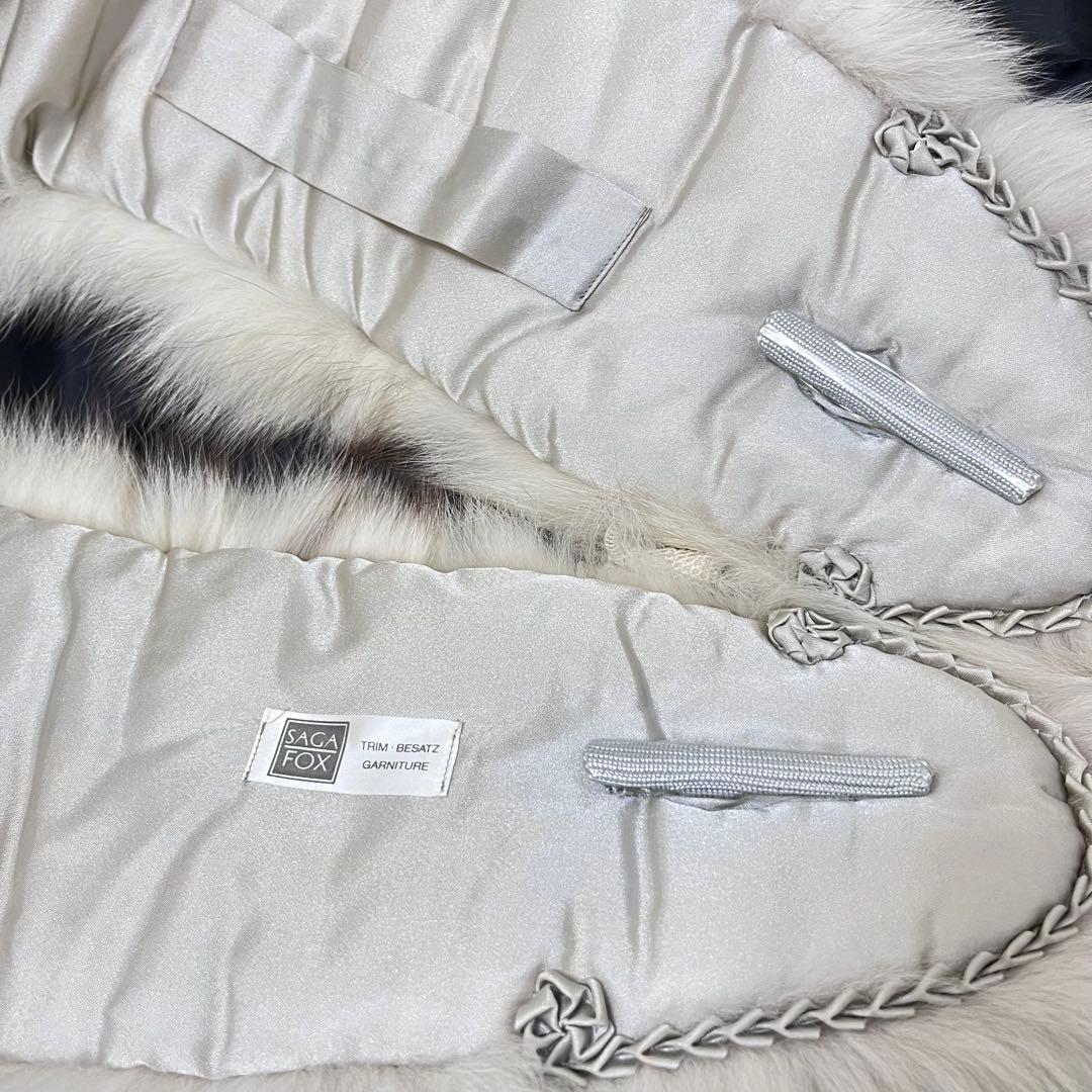 毛並美品♪SAGA FOX ブルーフォックス ファーショール
