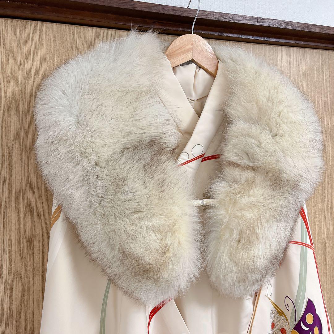 毛並美品♪SAGA FOX ブルーフォックス ファーショール