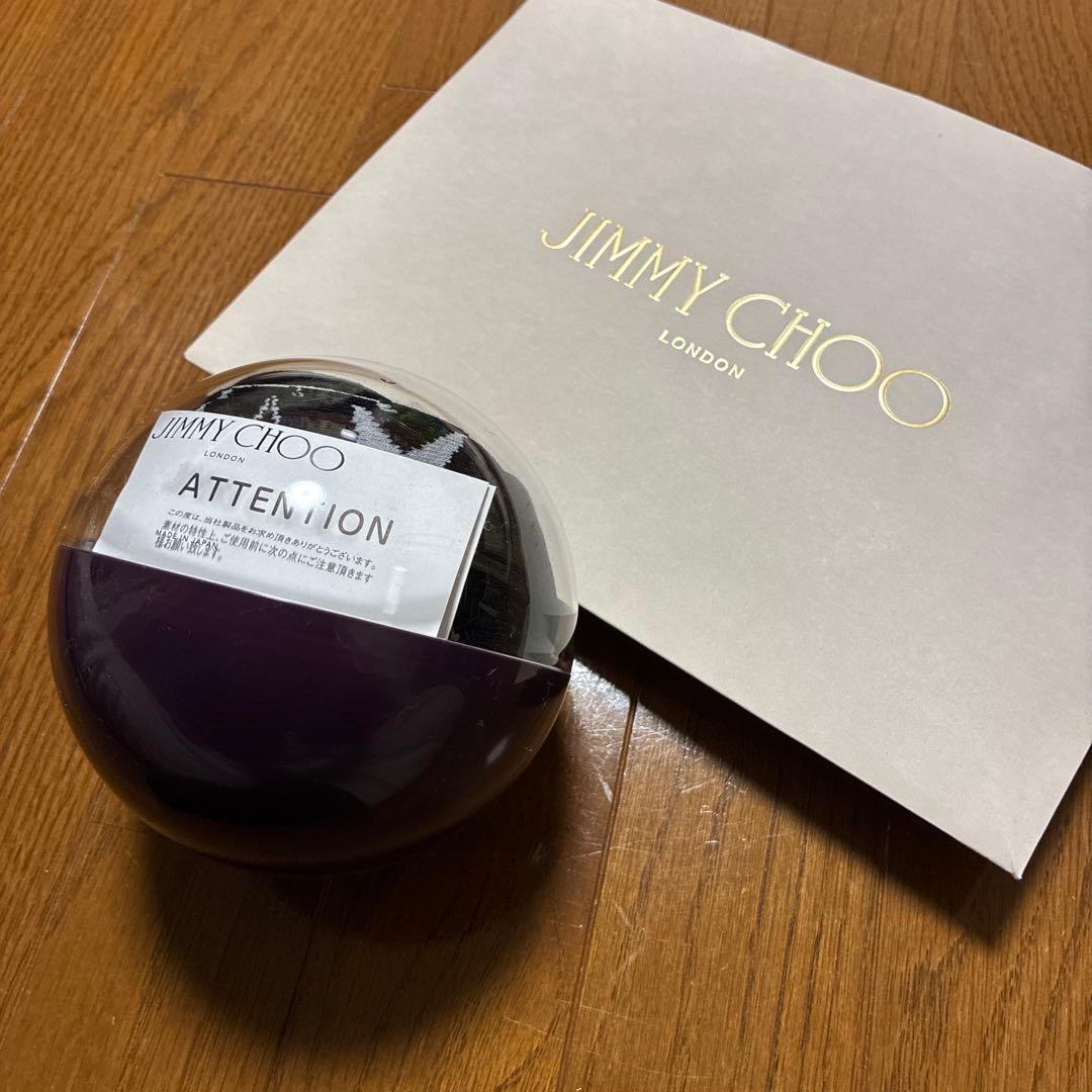 JIMMY CHOO レディース　星柄 ブラックソックス