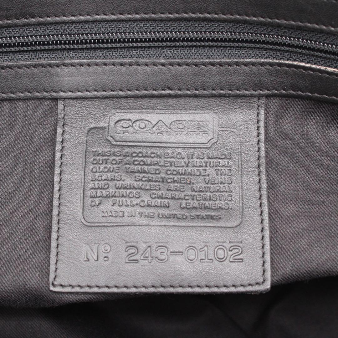 【良品】COACH ボストンバッグ トラベルバッグ レザー ヴィンテージ 黒色