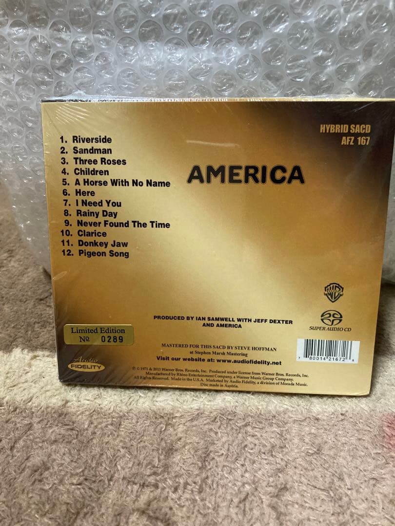 アメリカ : AMERICA 限定版 ハイブリッドSACD
