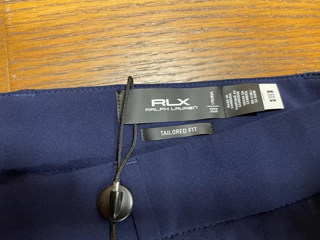 【半額】RLX テーパード 春夏 パンツ ゴルフ サイズ32 定価28,600円