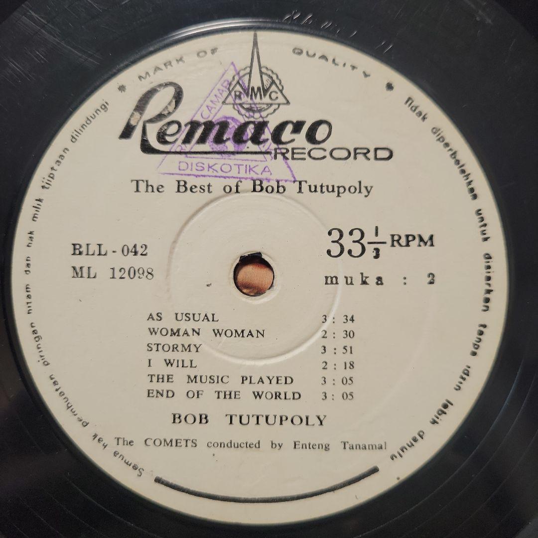 The Best of Bob Tuwpoly レコード インドネシア