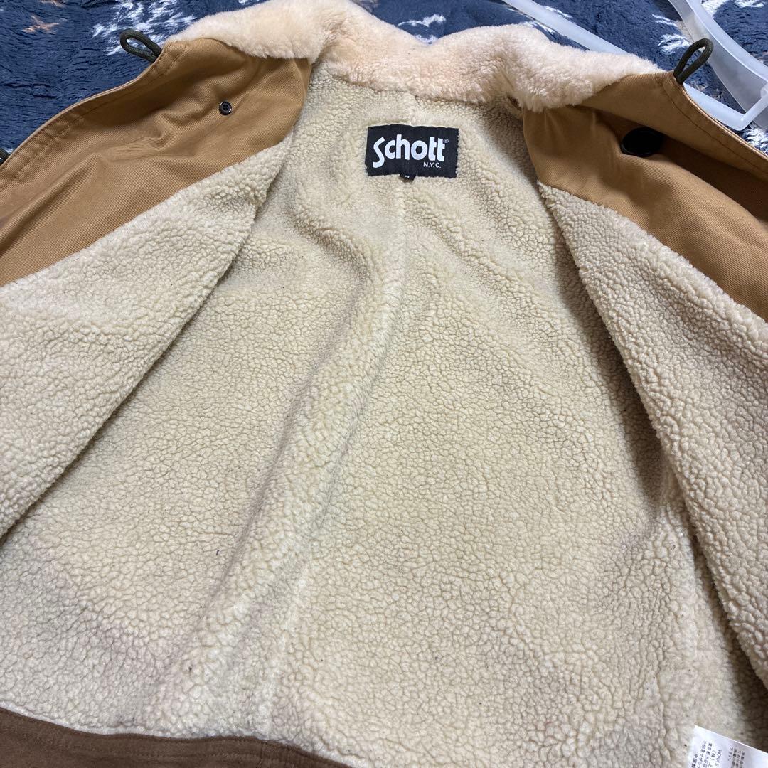 ヨ*ー様 schott ムートン　綿コート　M