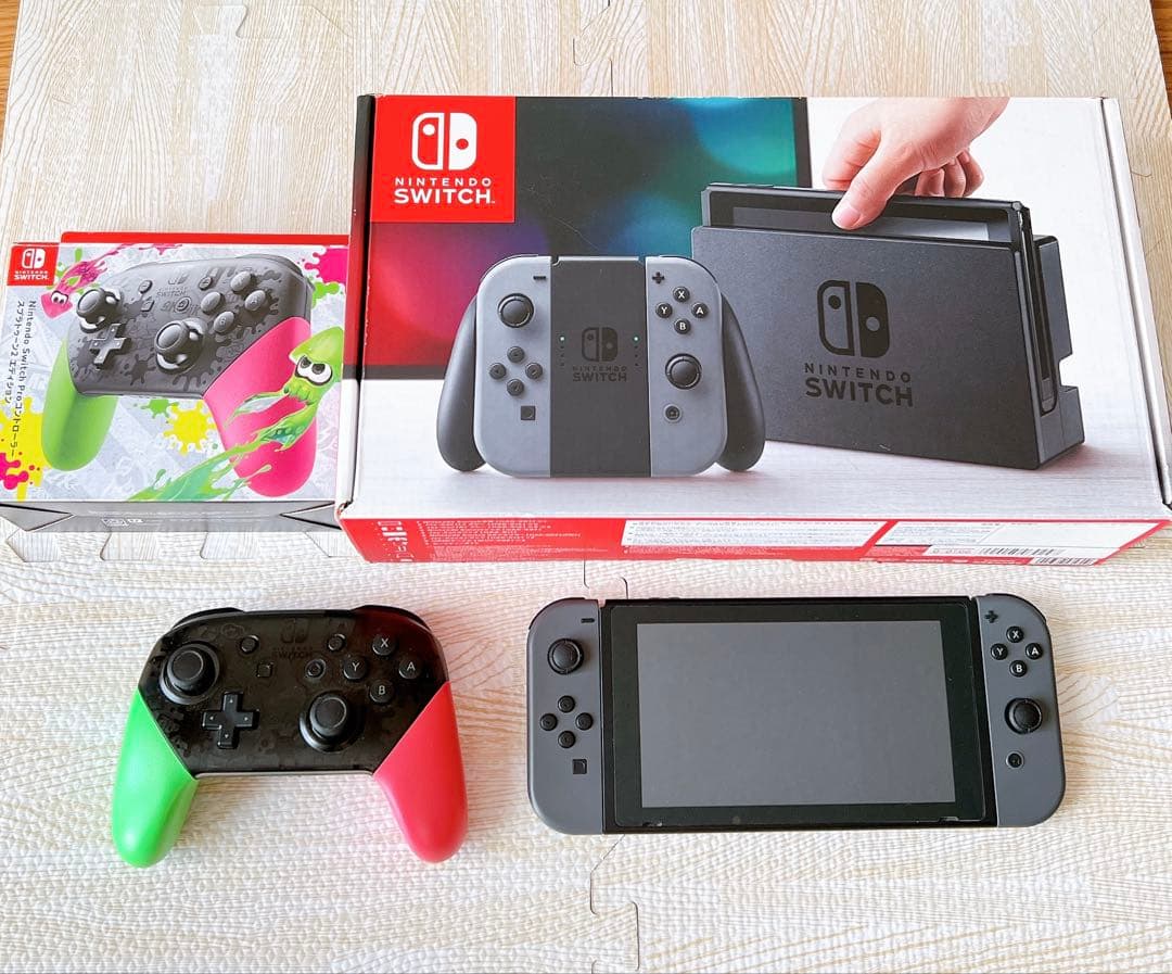 【美品】Nintendo Switch スイッチ 本体 + プロコン＋α