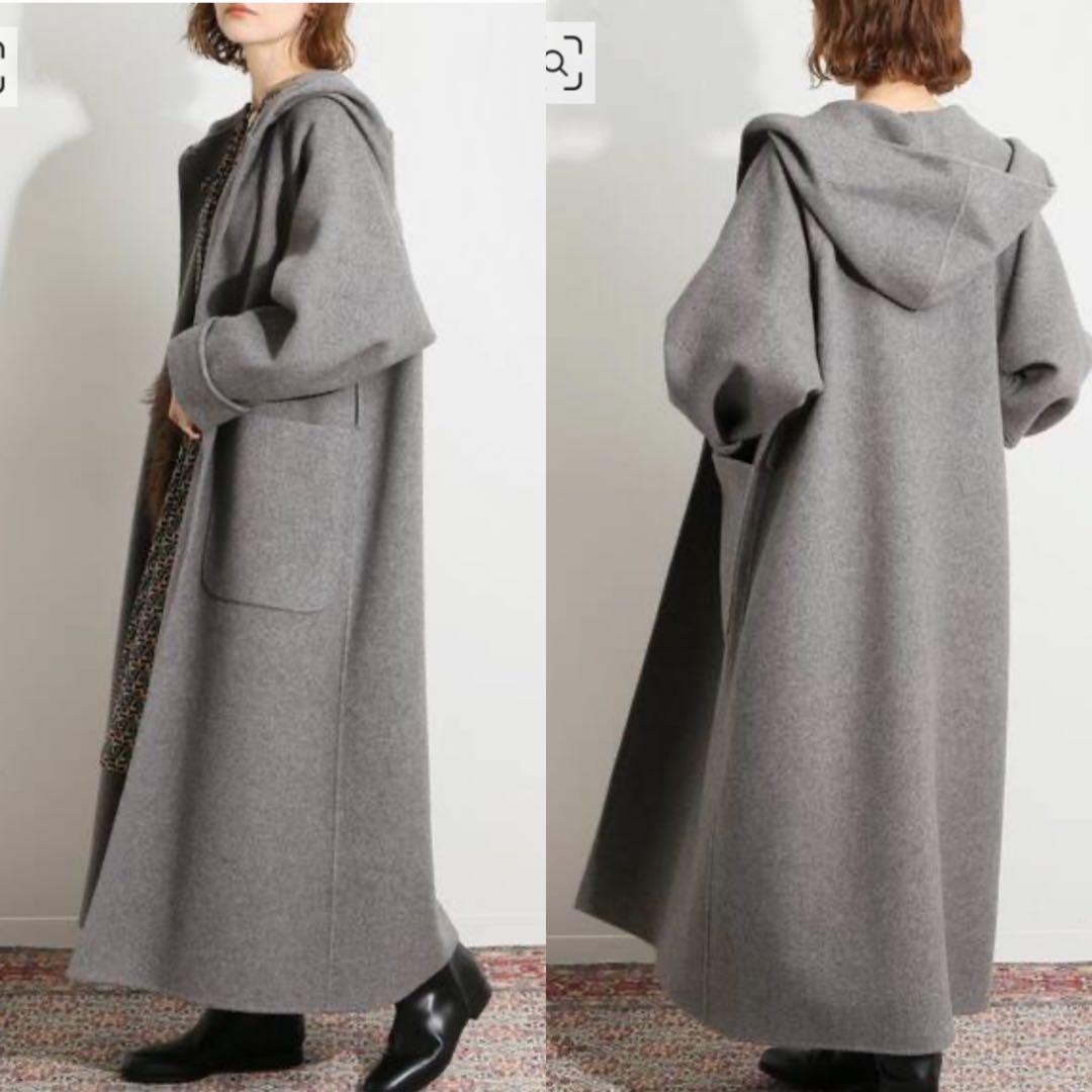 新品　IENA LA BOUCLE ダブルフェイスフードコート　イエナ