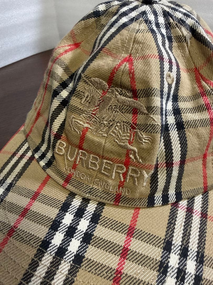 Supreme Burberry Denim 6-Panel キャップ